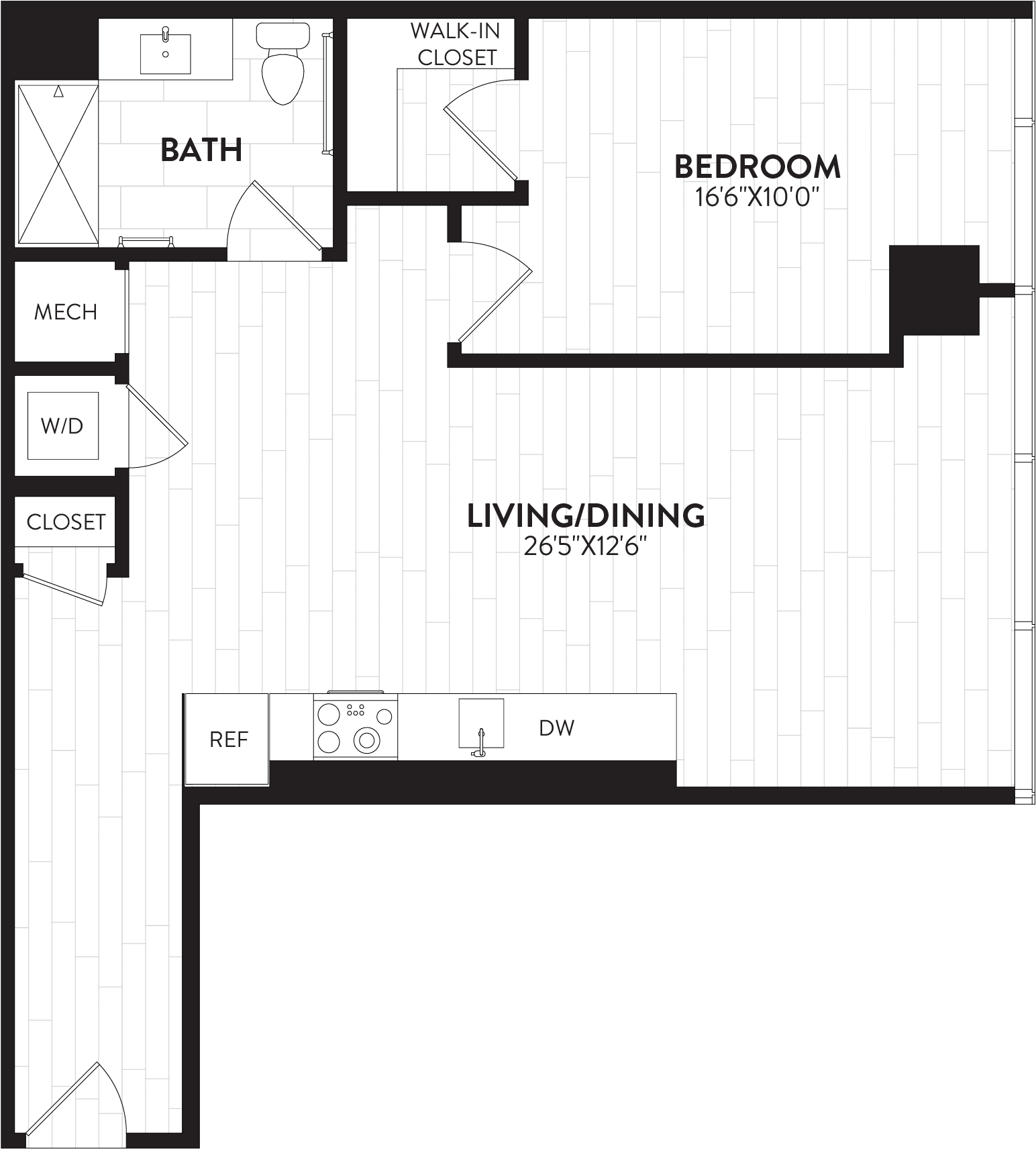 Floor Plan Image of Apartment Apt 0910A